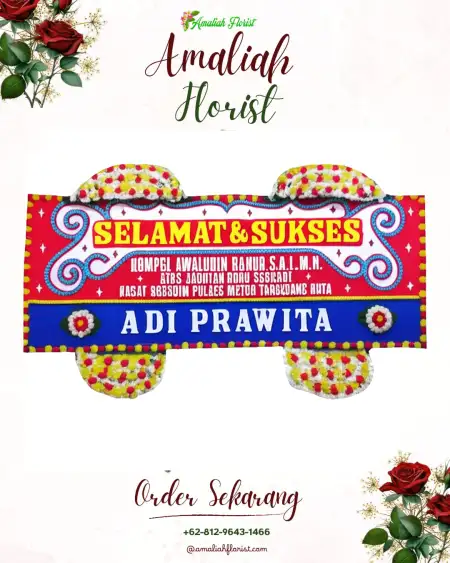 Papan Bunga Ucapan Selamat Petok